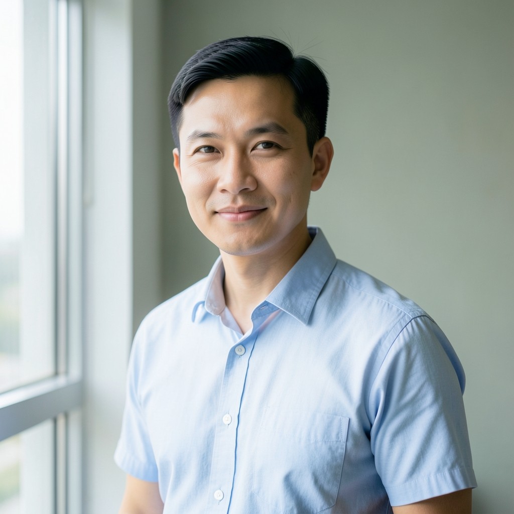 Portrait of the channel researcher at Meadowpath